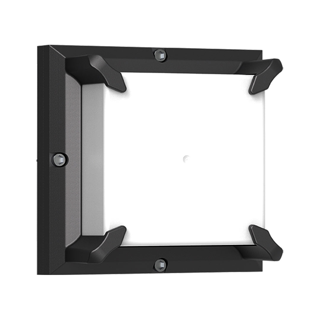 Modern Outdoor Wall Sconce in Black Die-Cast Aluminum