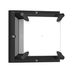 Modern Outdoor Wall Sconce in Black Die-Cast Aluminum
