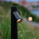 Bamboo Node LED Bollard Light — Modern Minimalist Landscape Lighting