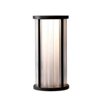 Modern Outdoor Bollard Lights – Black Stainless Steel LED Landscape Lighting