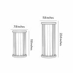 Modern Outdoor Bollard Lights – Black Stainless Steel LED Landscape Lighting
