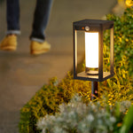 Minimalist Solar LED Landscape Path Lights with Motion Sensor