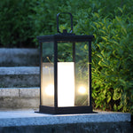 Aria Outdoor Lantern: Minimalist Waterproof LED Garden Light