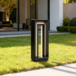 Modern LED Bollard Light for Pathways & Gardens | Stainless Steel