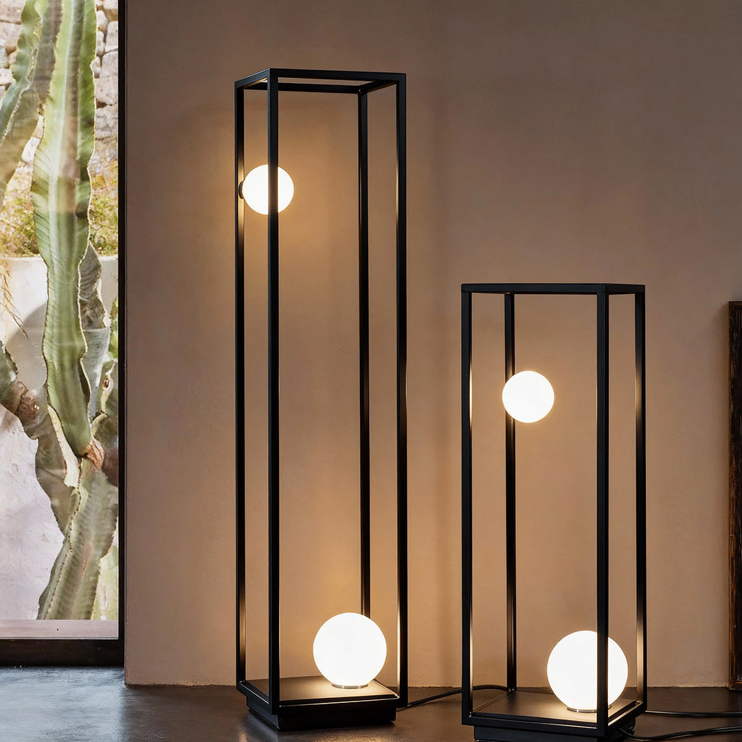 Lunar Bollard Outdoor Light – Modern Aluminum Landscape Lamp for Courtyard & Pathway