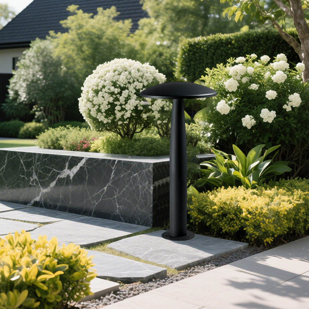 Modern Mushroom LED Bollard Light for Garden Landscape, IP65 Waterproof