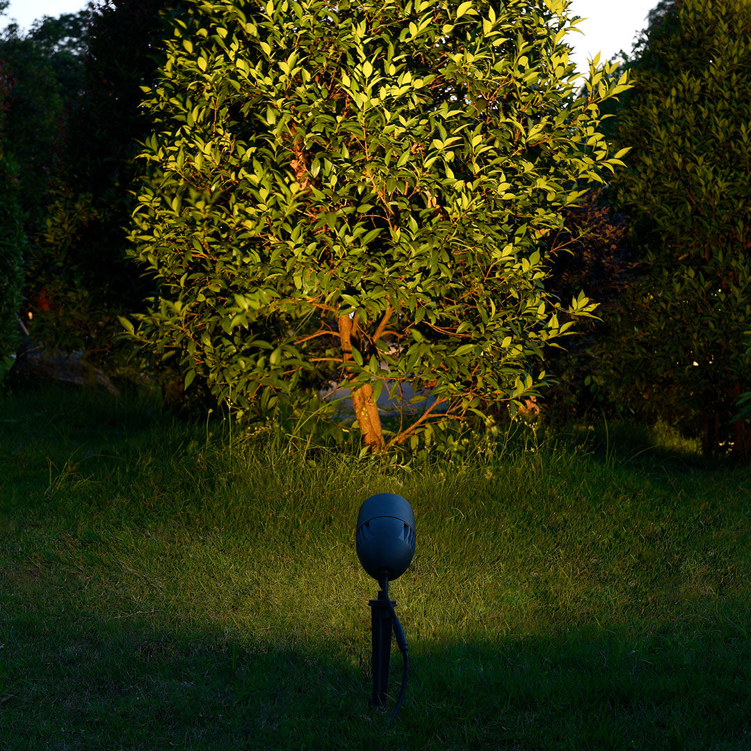 Lumière Spike Spotlight – Modern Outdoor LED Uplight for Landscape and Garden