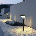 Aura Floating Solar Garden Stake Light in Matte Gray