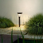 Aura Floating Solar Garden Stake Light in Matte Gray