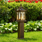 European-Style Waterproof Landscape Post Lights with Gilded Aluminum Frame