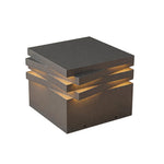 Modern Stainless Steel Outdoor Pillar Light with Solar & Hardwired Options