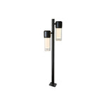Modern LED Path Light with Clear Glass Shade for Garden Walkways