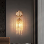 Aurelia Crystal Wall Sconce in French Gold Finish
