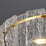 Lumière Copper Glass Flush Mount Ceiling Light