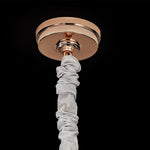 French Crystal Glass Fringe Chandelier | Luxury LED Ceiling Light