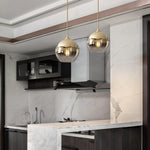 Lumina Glass Globe Pendant Light – Modern Single-Ball Ceiling Lamp for Dining & Living Spaces