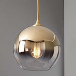 Lumina Glass Globe Pendant Light – Modern Single-Ball Ceiling Lamp for Dining & Living Spaces