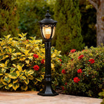 Aluminum Garden Path Bollard Light with Warm LED Glow