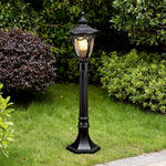 Aluminum Garden Path Bollard Light with Warm LED Glow