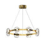 Lumina Ring LED Chandelier — Modern Nordic Glass Pendant Light