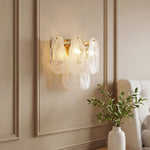 Art Deco French Luxury Wall Sconces, Copper Glass Dual-Light