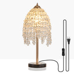 Aurelia Crystal Table Lamp in French Gold Finish