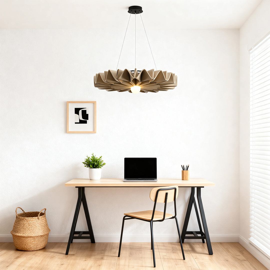 Acoustic Felt Chandelier with Adjustable Drop for Modern Interiors