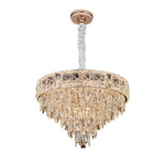 Aurelia Crystal Chandelier – European Luxury Gold Pendant Light