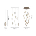 Möbius Gold Modern Chandelier – Luxury LED Ceiling Light