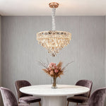 Aurelia Crystal Chandelier – European Luxury Gold Pendant Light