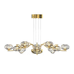 Modern LED Chandelier with Magic Bean Glass Shades – 9 or 16 Lights