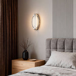 Modern Gold LED Wall Sconce with Acrylic Shade for Bedroom and Hallway