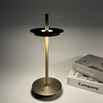 Aria Portable LED Table Lamp – Modern Cordless Metal Buffet Lamp with Dimmable Light