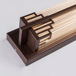 Outdoor Linear LED Wall Sconce in Stainless Steel, Modern Waterproof Courtyard Lighting