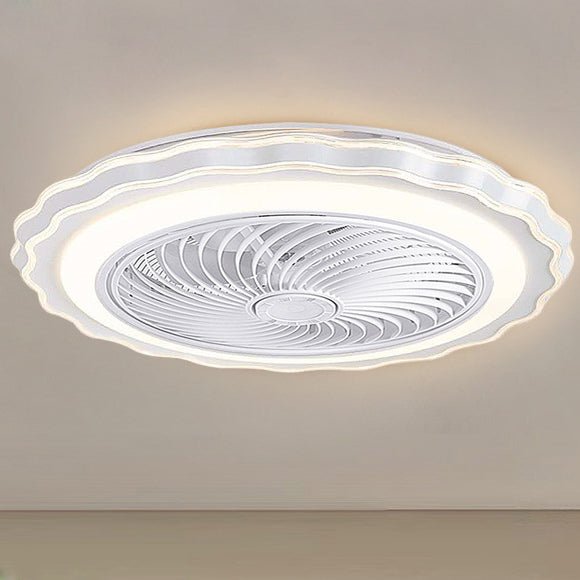 Aurelia Crown Bladeless Ceiling Fan with Integrated LED Light and Remote
