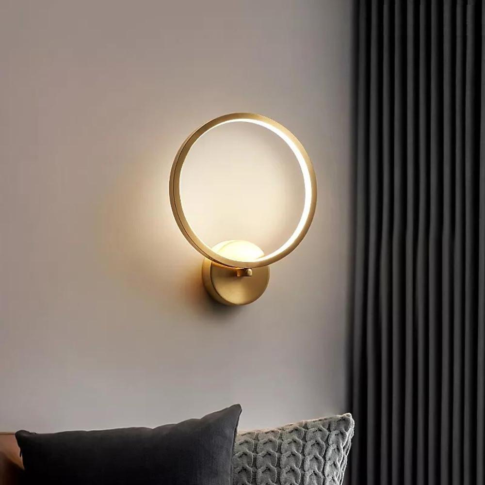 Aurelia LED Flush Mount Ceiling Light in Copper for Modern Interiors