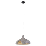 Artisan Cement Pendant Light with Adjustable Cord for Modern Interiors