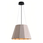 Acoustic PET Felt Pendant Light with Iron Frame, Modern Minimalist Ceiling Lamp