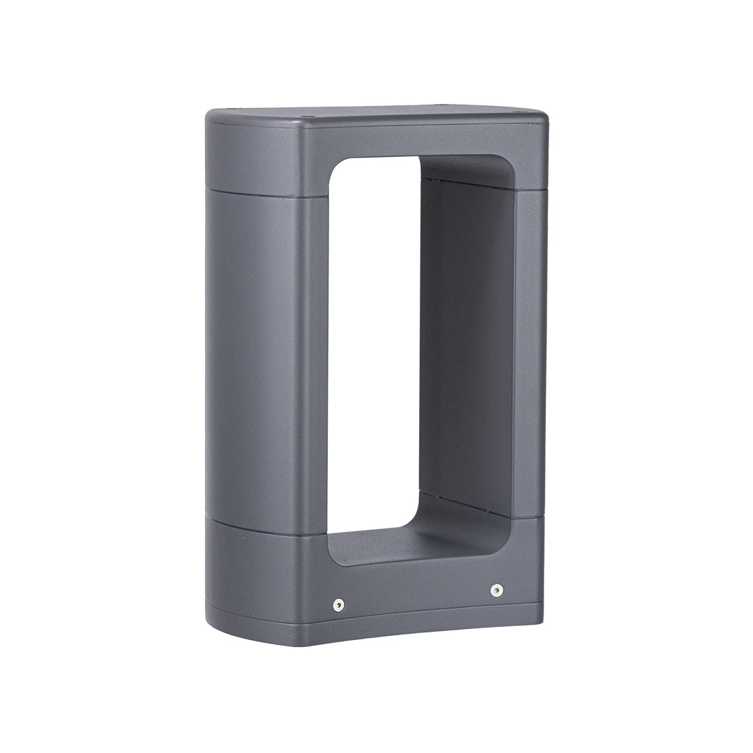 Square LED Bollard Light for Pathways & Gardens – Modern Aluminum Outdoor Lighting