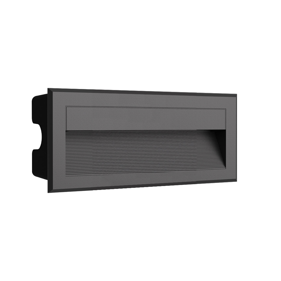 Square Recessed Step Light | Architectural Outdoor LED Wall Luminaire