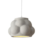 French-Style Metal Pendant Light with Frosted Glass Shade