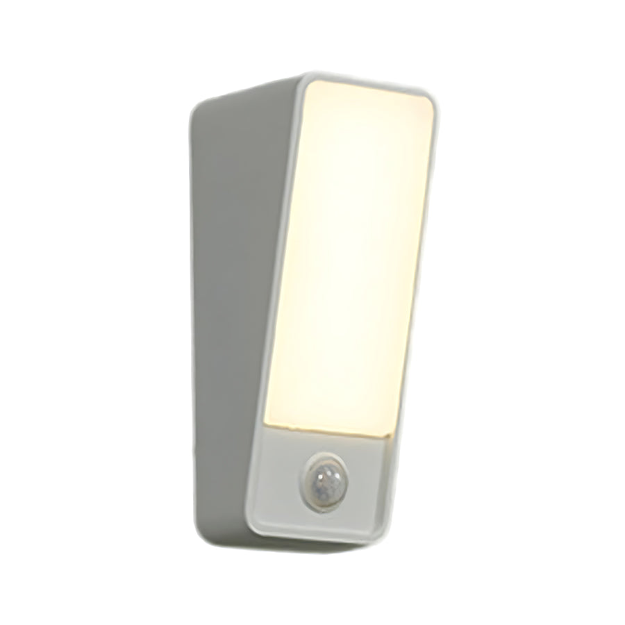 Modern Outdoor Wall Sconce with Motion Sensor, IP65 Waterproof Aluminum LED Light
