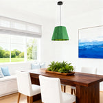 Acoustic PET Felt Pendant Light with Iron Frame, Modern Minimalist Ceiling Lamp