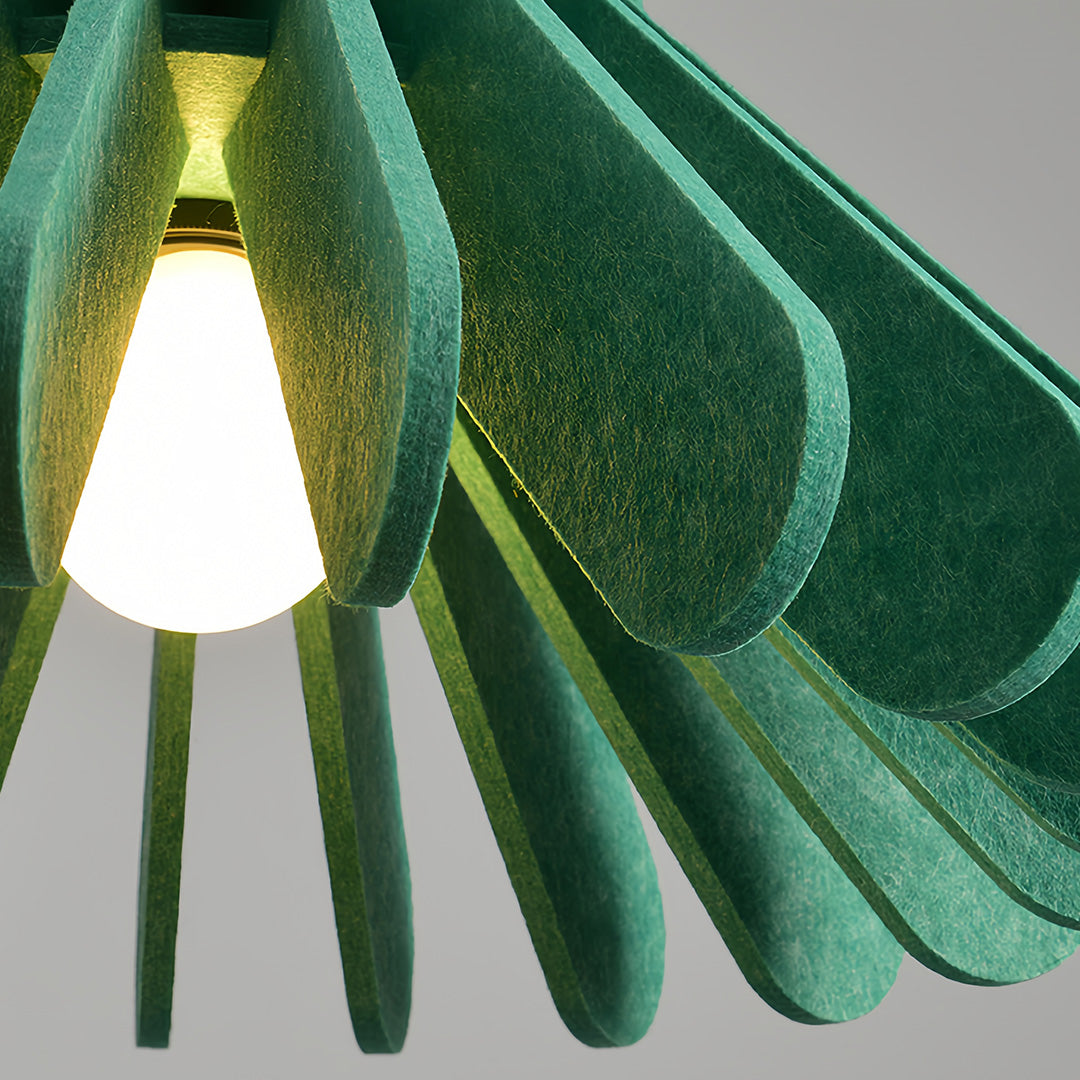Acoustic Felt Pendant Light with Iron Shade, Noise-Reducing Ceiling Lamp for Modern Interiors