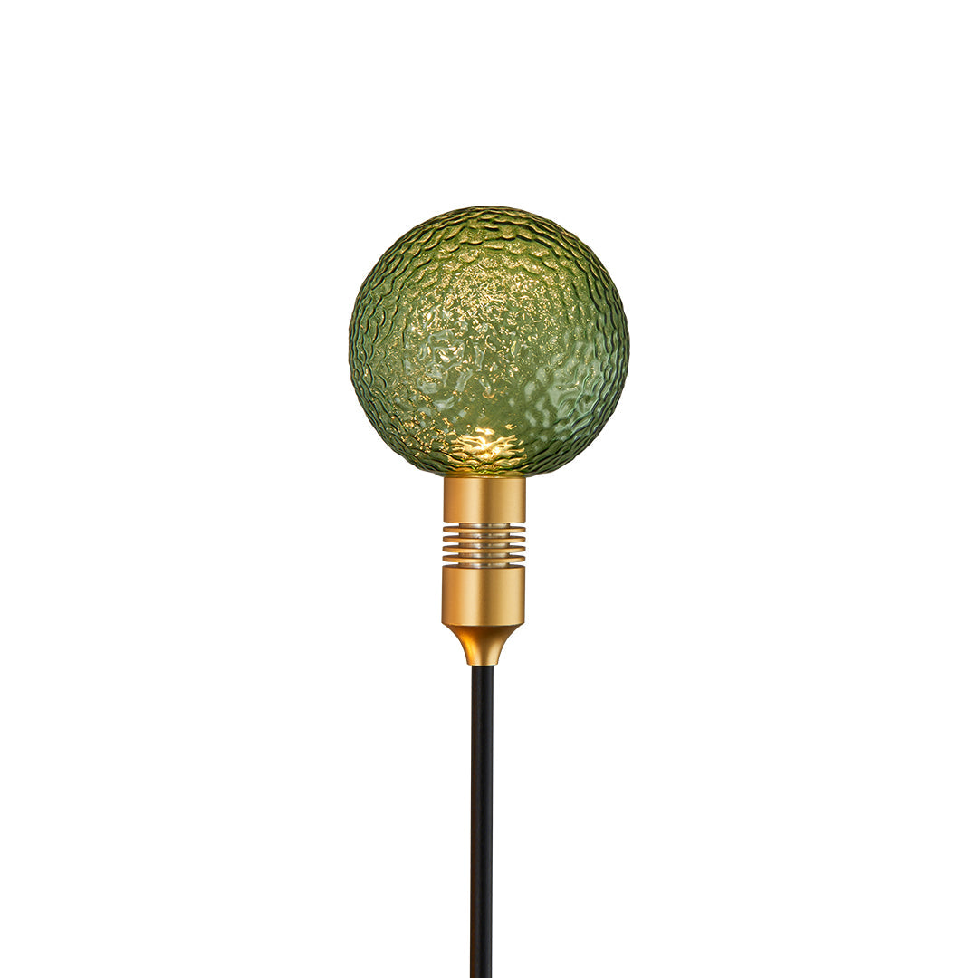 Reed Path Landscape Lighting with Glass Sphere Shade, Outdoor LED Garden Lamp