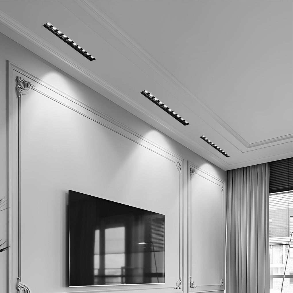 Trimless Linear Recessed LED Spotlight with Magnetic COB Module