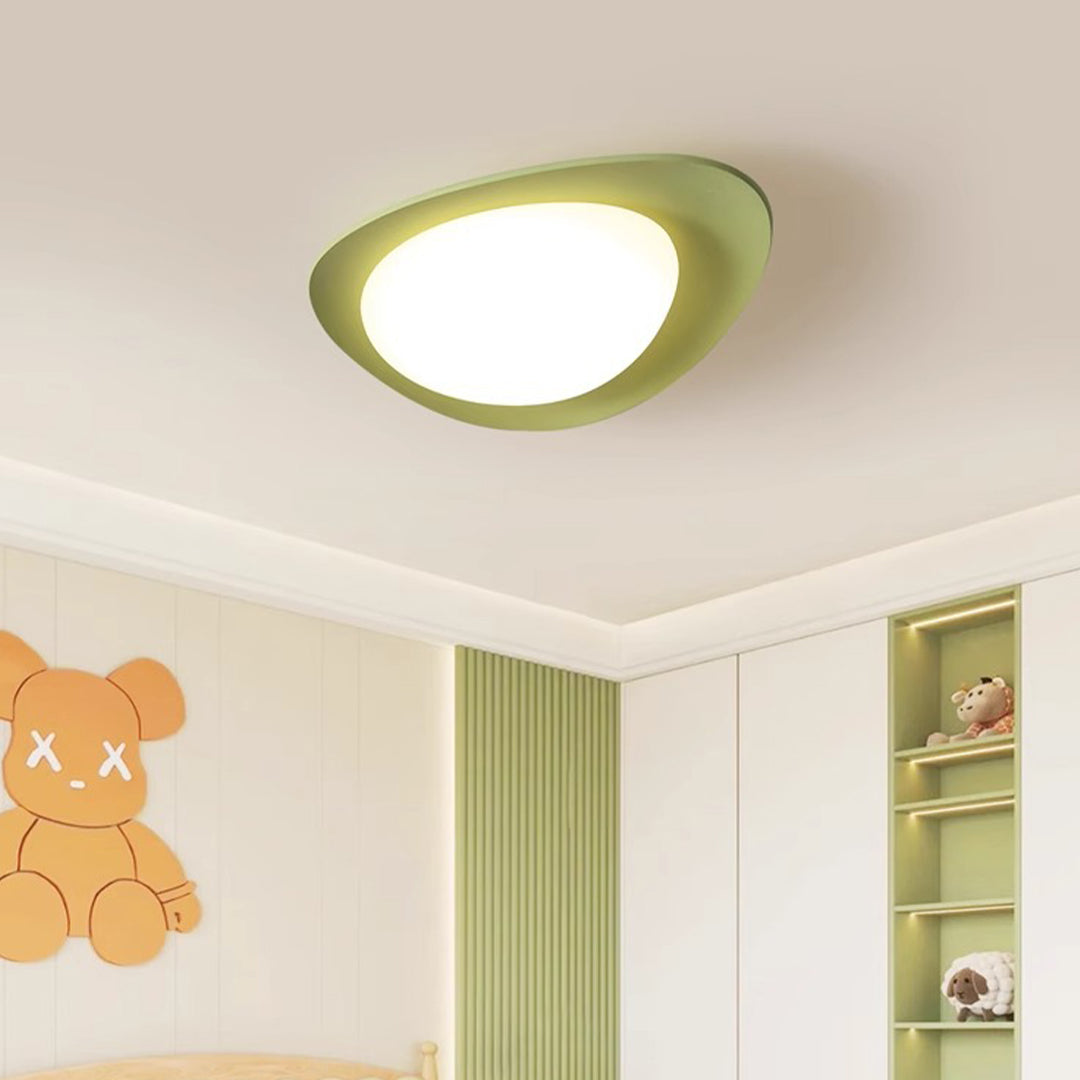Pebble Full Spectrum LED Flush Mount Ceiling Light in Nordic Style