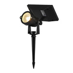 Solar Ground Spike Spotlight with Adjustable RGB LED for Landscape and Trees