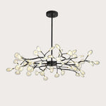 Creativity Firefly Led Chandelier Black Gold For Living Room Bedroom Hall Home Decor Indoor Lighting Minimalist Ceiling Pendant