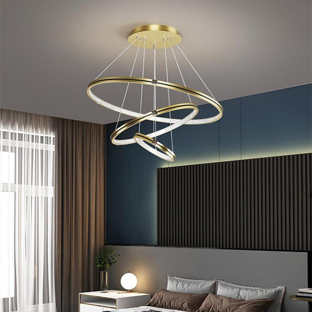 Stylish 3 Rings Led Chandelier